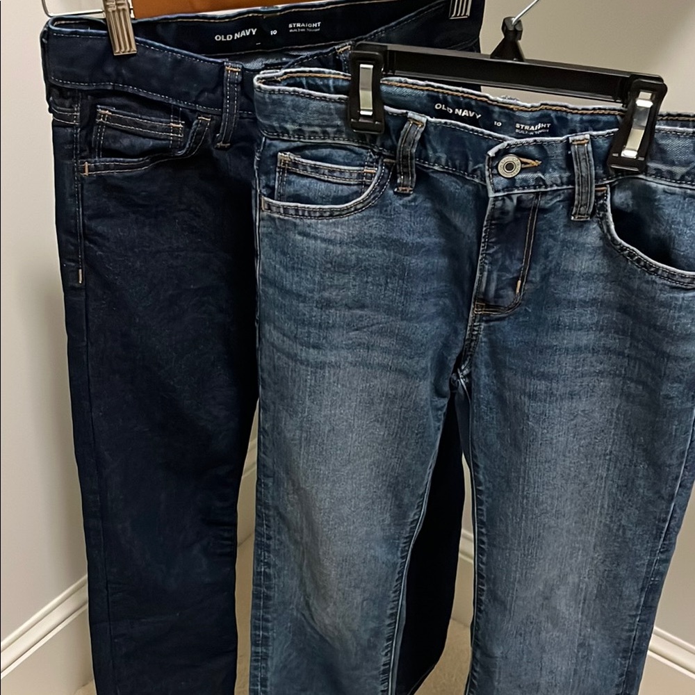 2 Old Navy kids straight Blue Jeans